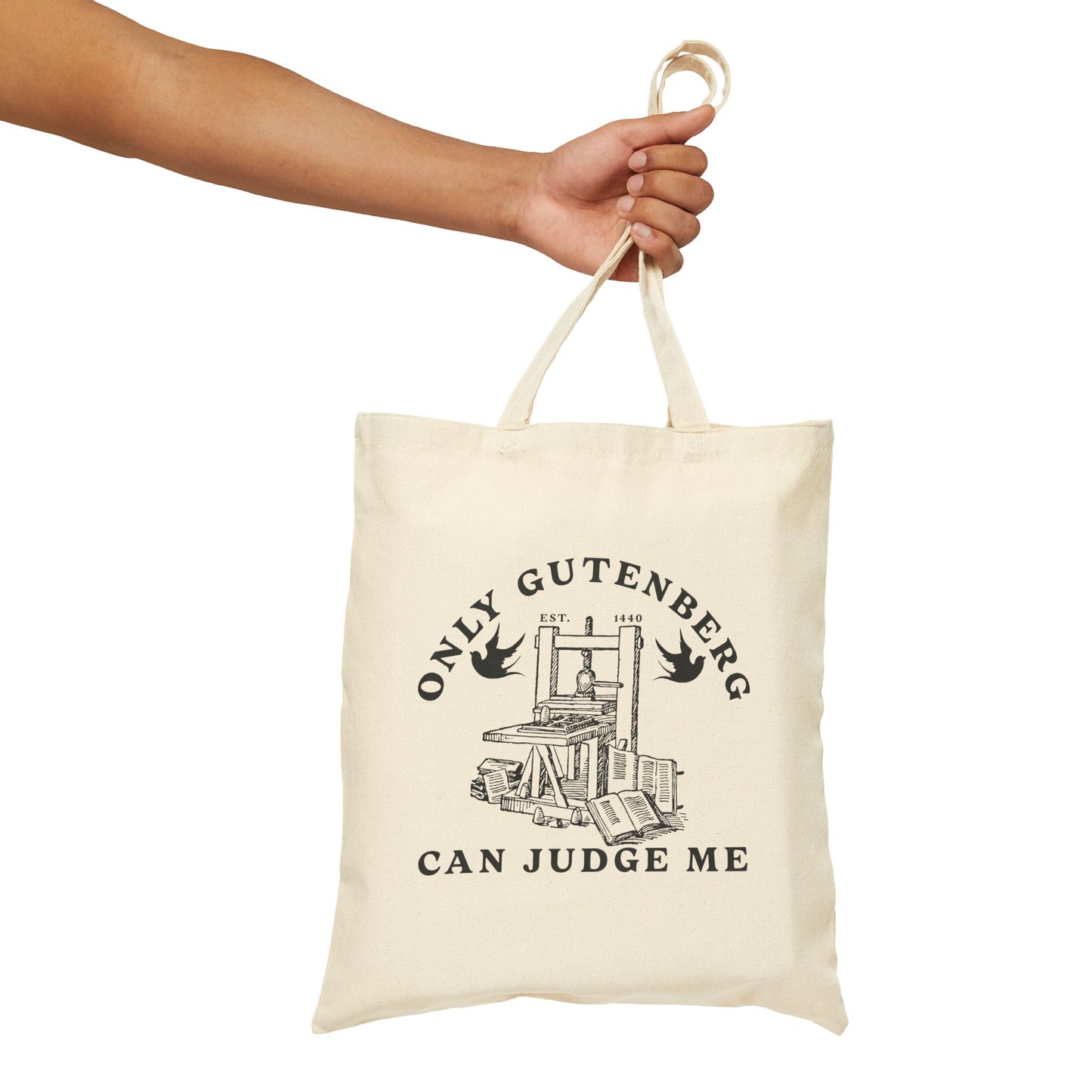 Only Gutenberg Can Judge Me Tote