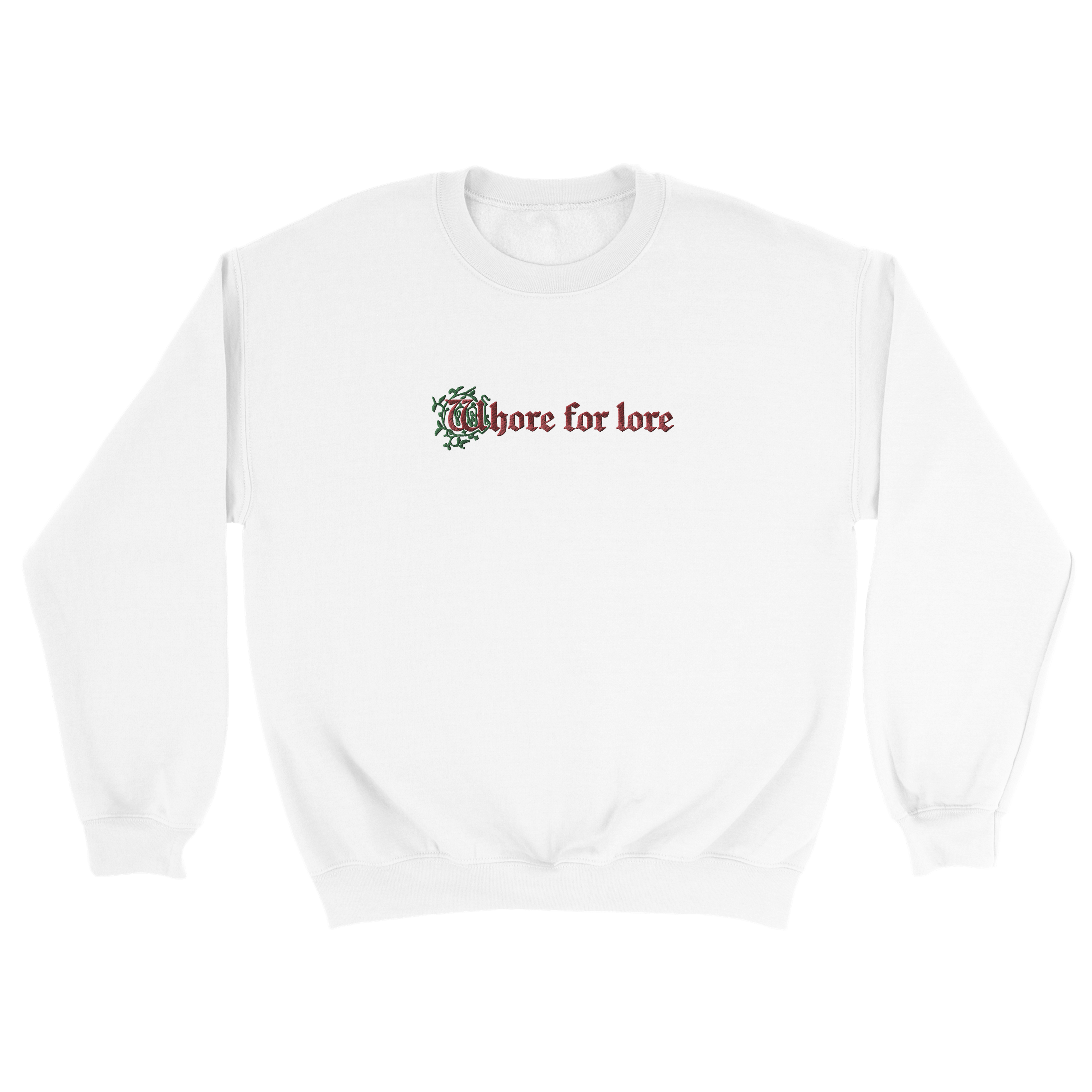 whore for lore | crewneck